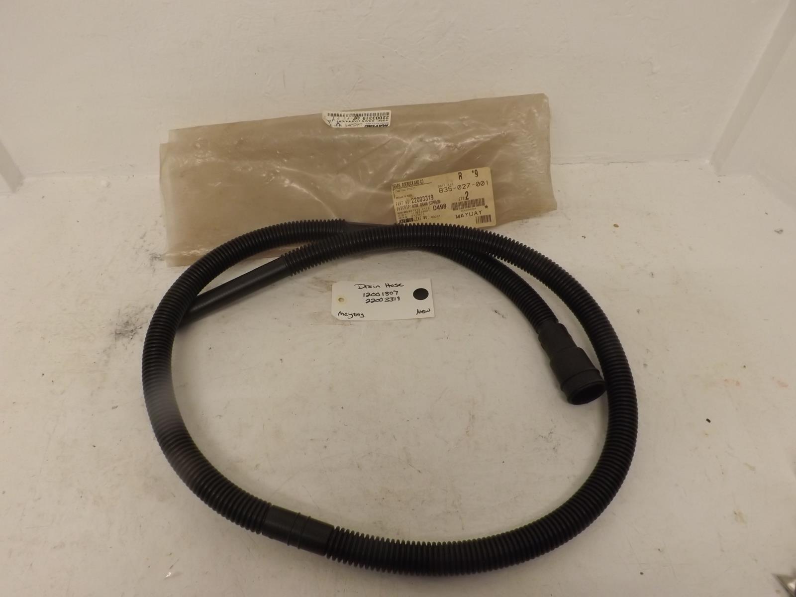 Maytag Washer 12001807 22003319 Drain Hose New OEM Maytag Washer 12001807 22003319 Drain Hose New OEM